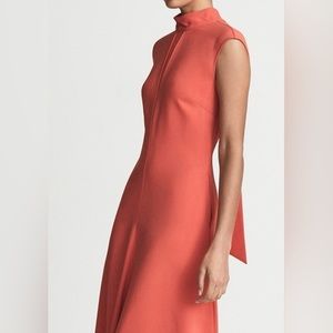 Reiss Livvy Coral Dress